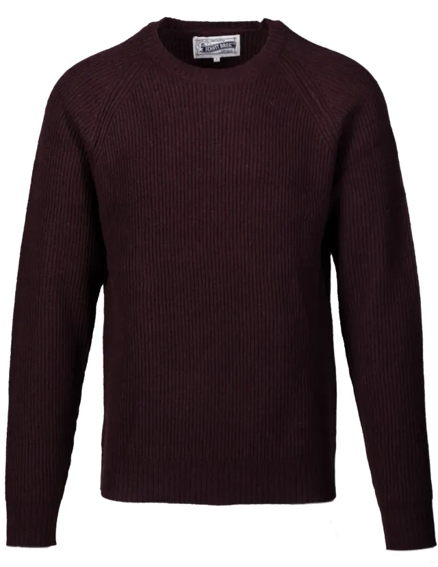 Schott NYC SW1936 genser ull sort M