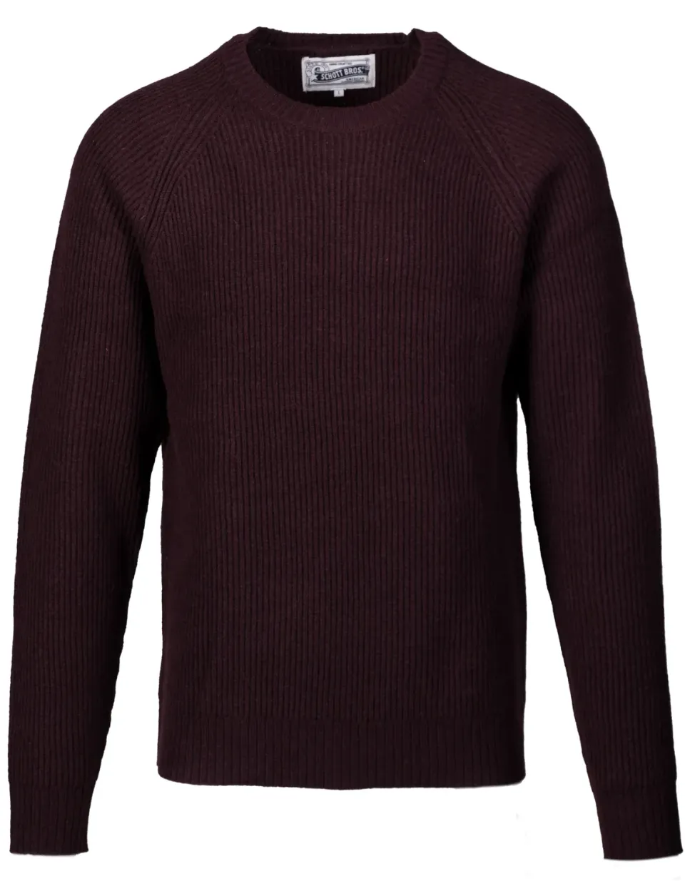 Schott NYC SW1936 genser ull sort M