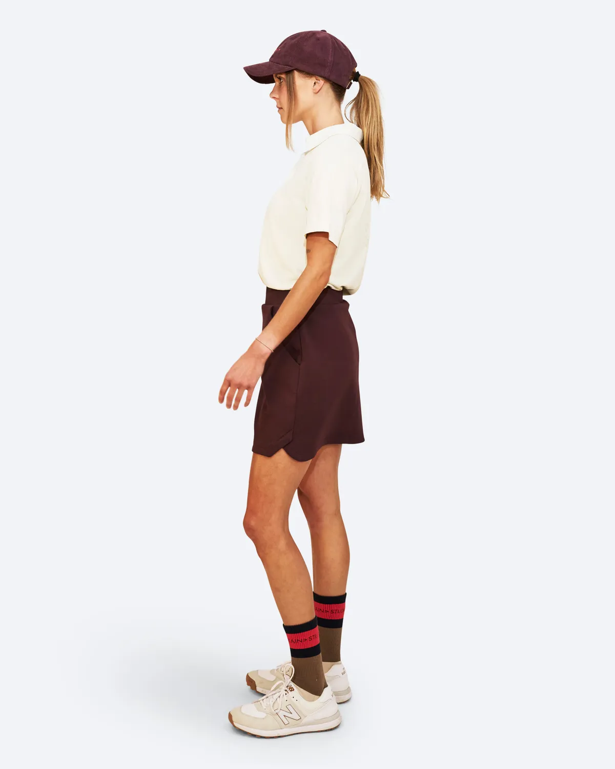 The Mountain Studio L-18 W skjørt Fudge med innershorts golf