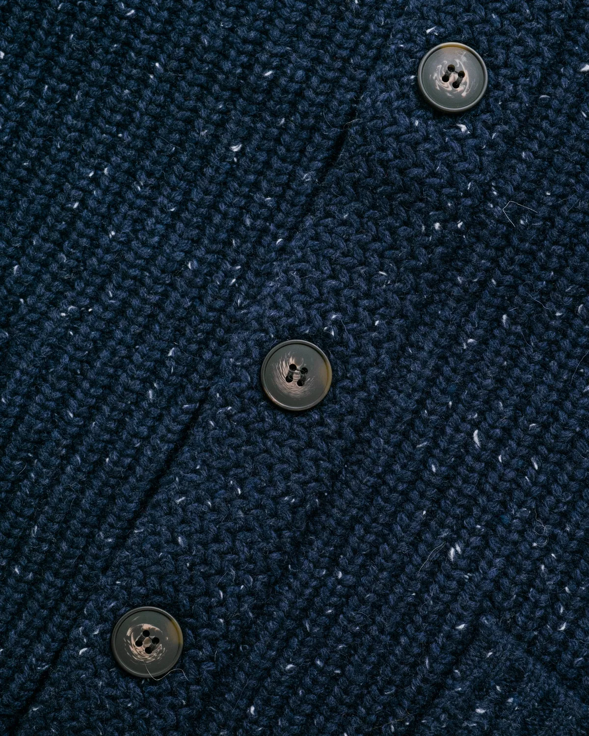 Schott NYC SW2560 cardigan ullmiks marine sjalskrage