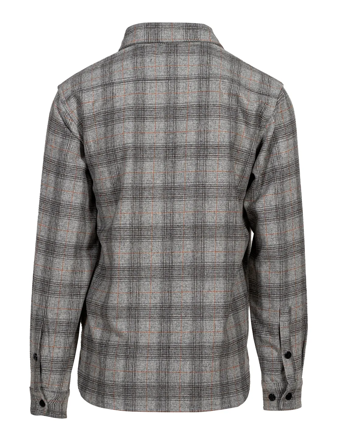 Schott NYC 7310P CPO-skjorte Brown ullblanding