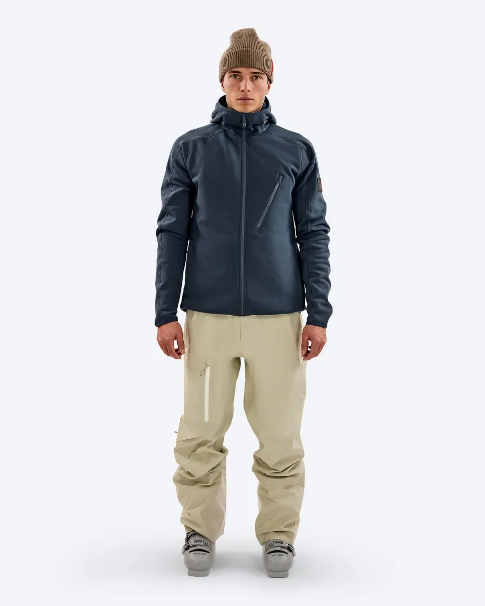 The Mountain Studio M-7 fleecejakke herre Ombre Blue varm