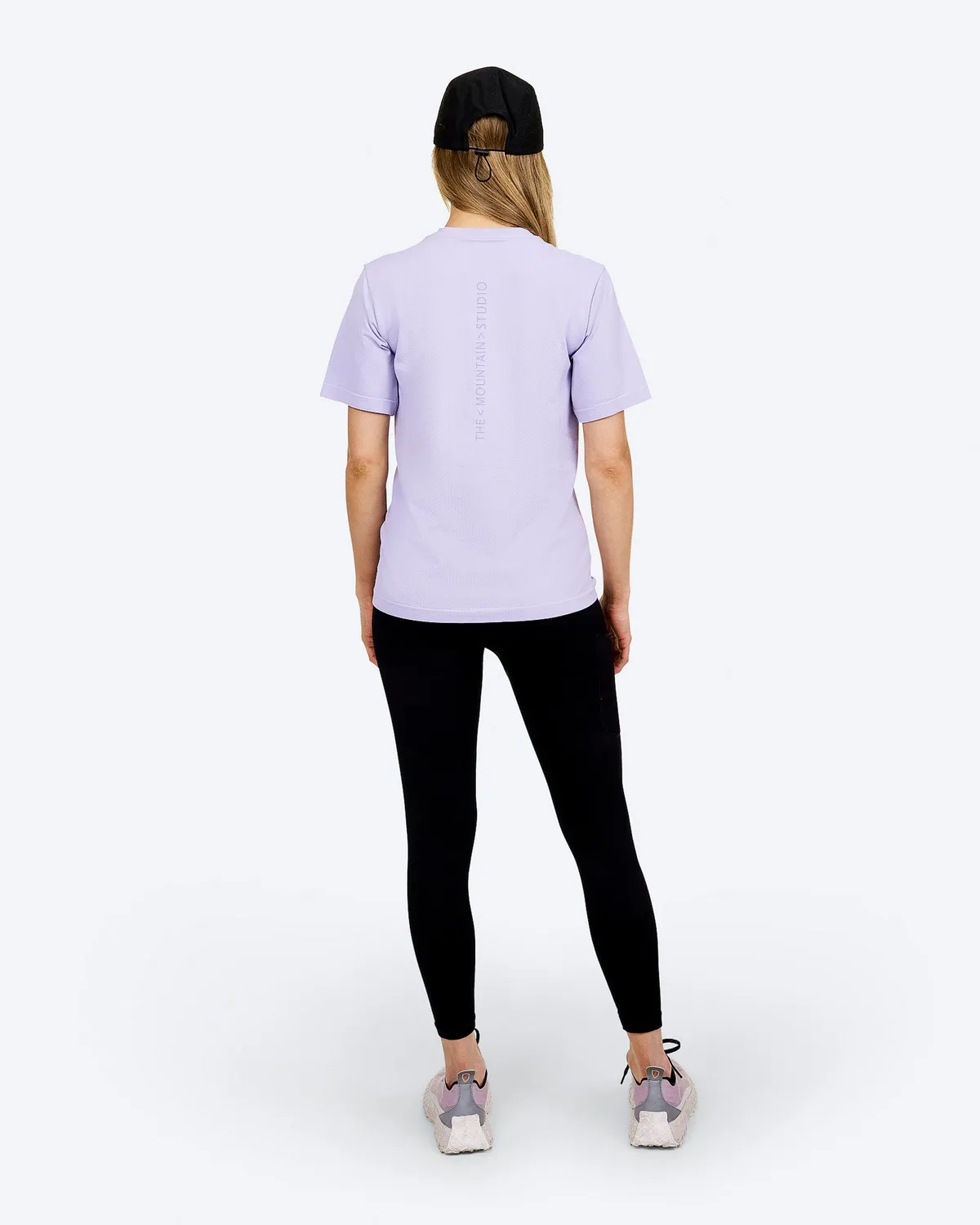 The Mountain Studio T-14 W Tech t-skjorte Lavender Aura