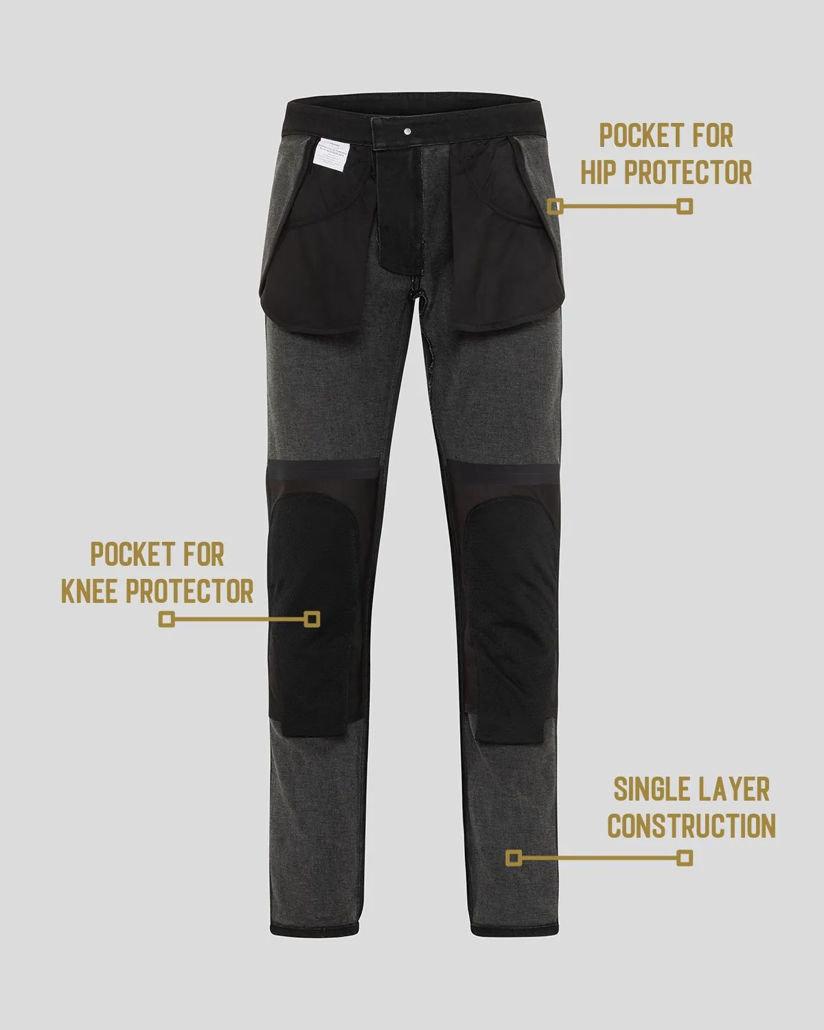 Rokkertech Tapered Slim Black/Black mc-jeans svart CE AA