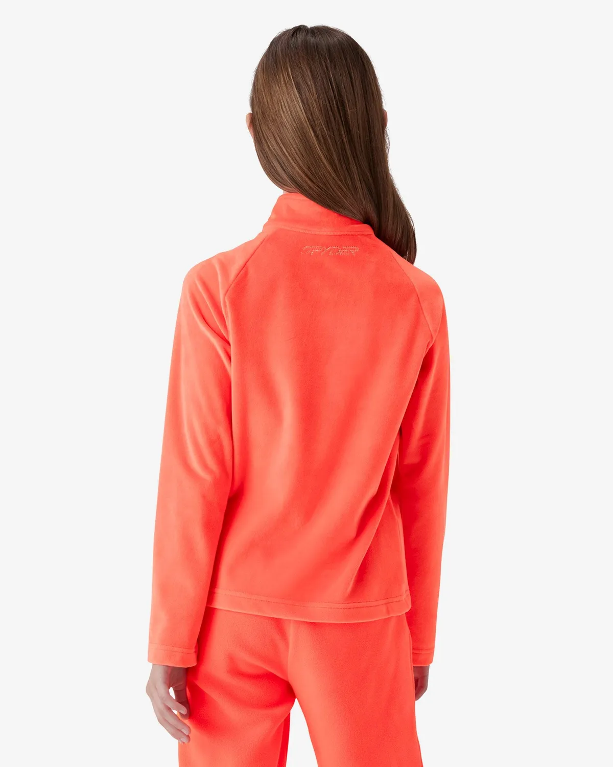 Spyder Shimmer Bug half-zip jente coral fleece
