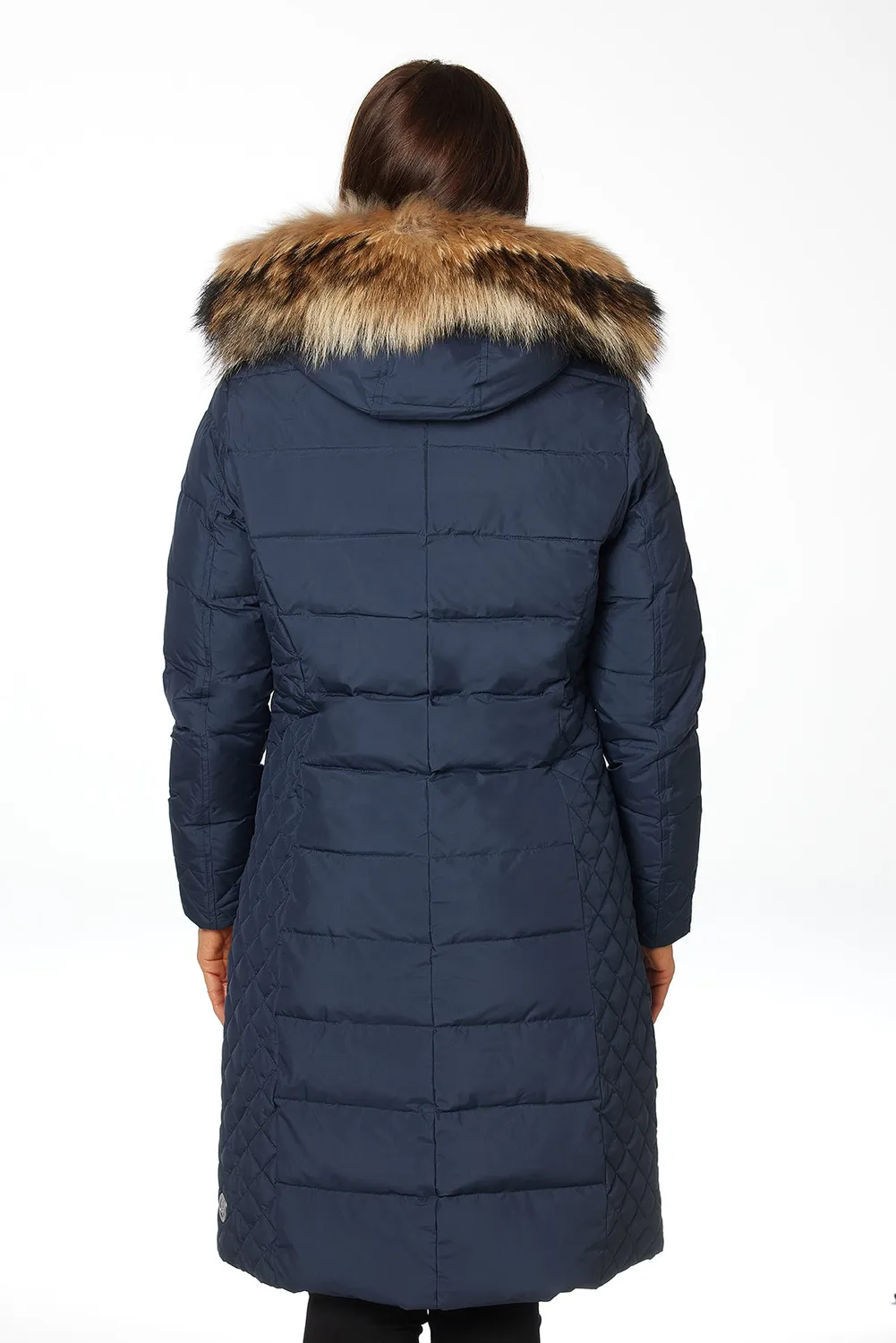 Danwear Windfield Alett R vinterjakke navy dun