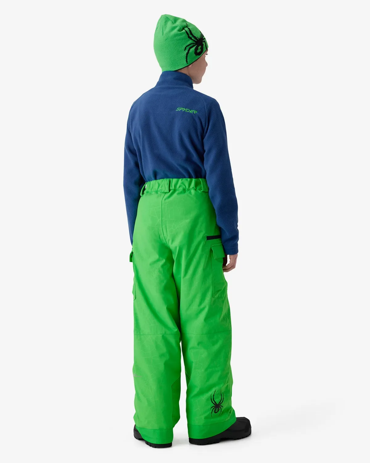 Spyder Kicker skibukse strobe green 10K