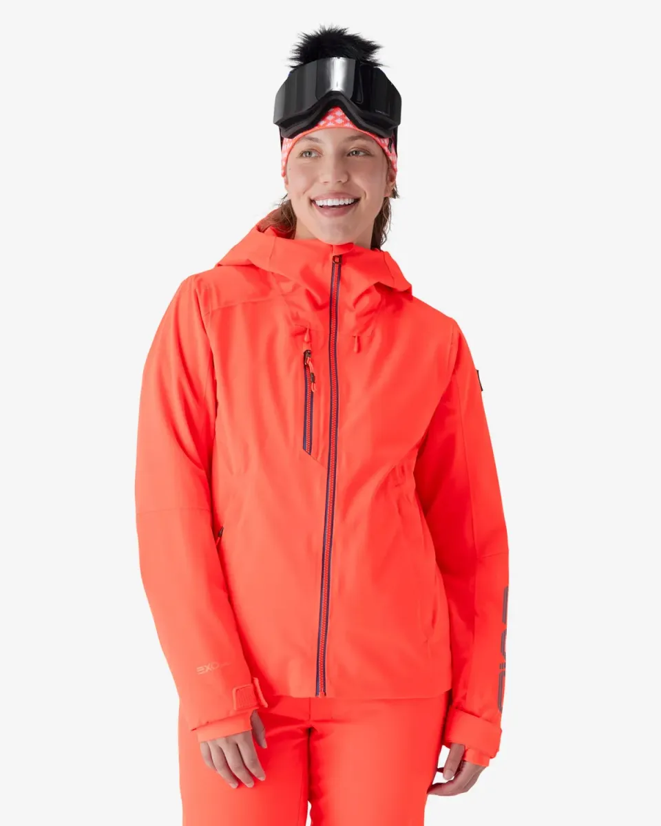 Spyder Temerity Jacket skijakke dame electric coral
