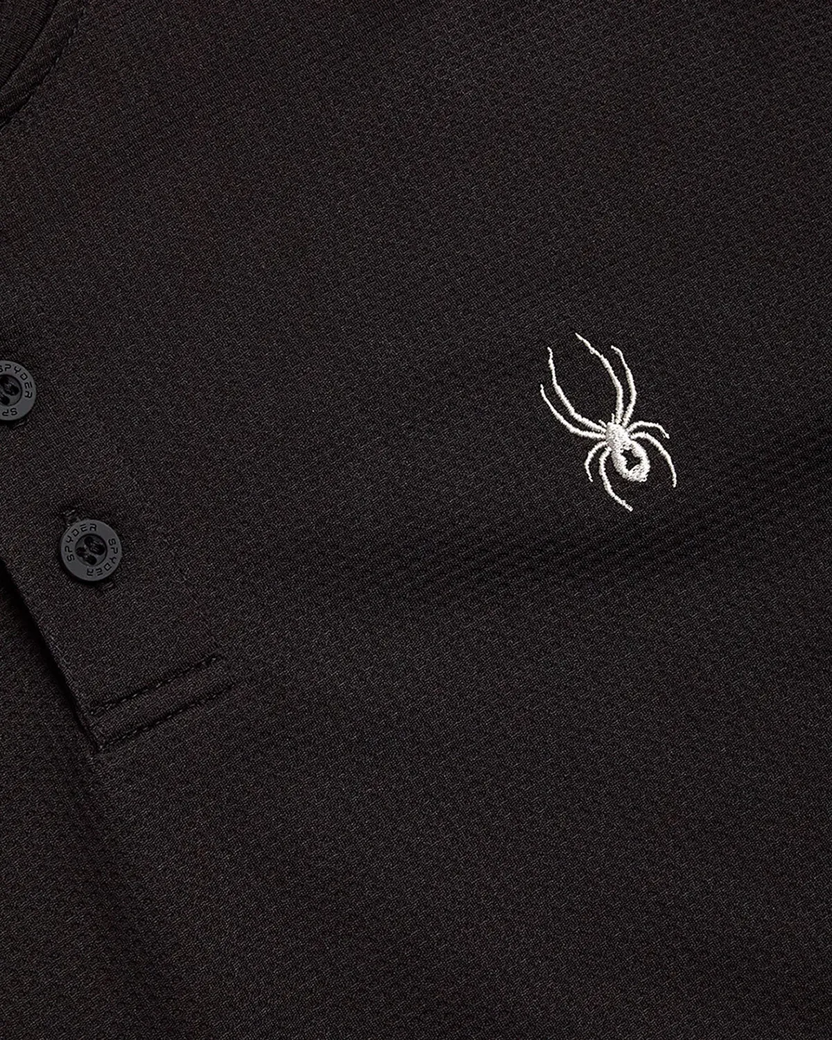 Spyder Thermal Henley genser herre svart langermet