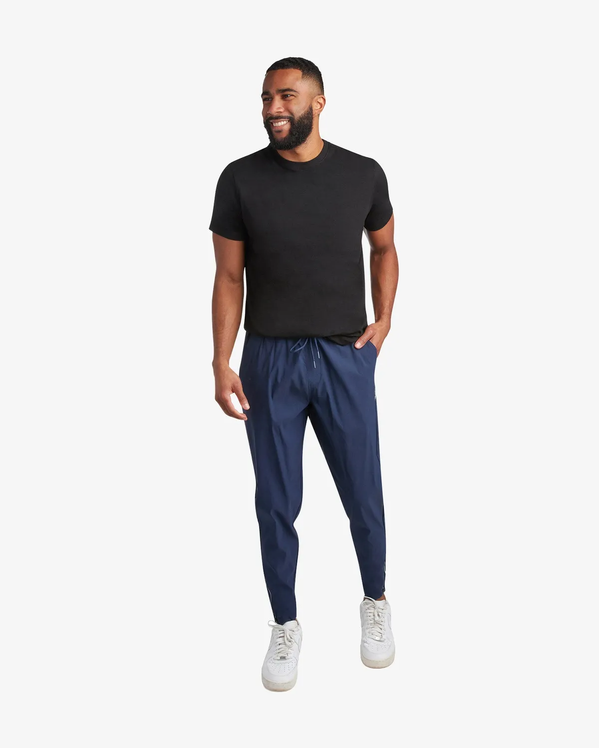 Spyder Track Pant treningsbukse navy – stretch