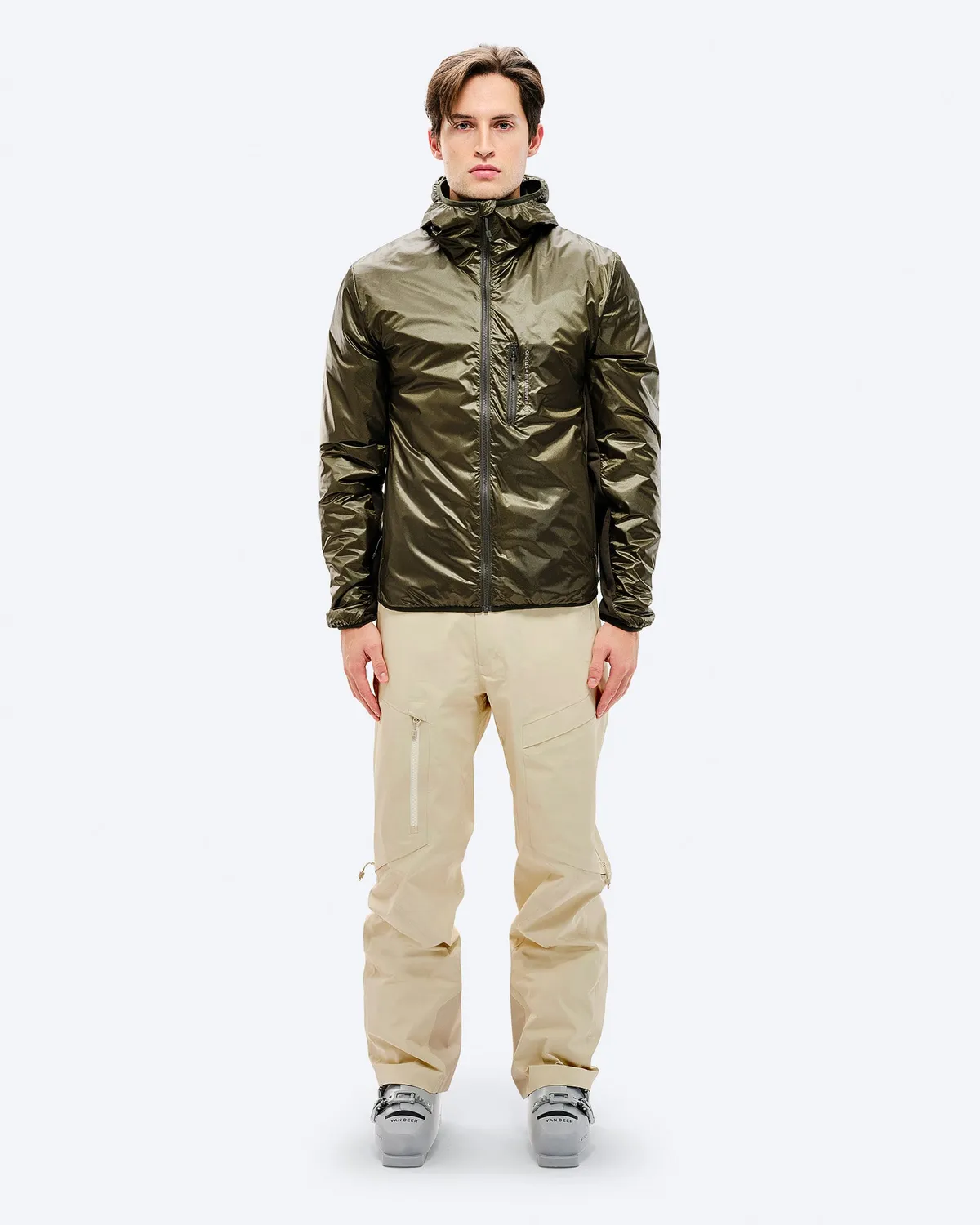 The Mountain Studio M-9 Pertex mellomjakke herre Forest Green lett
