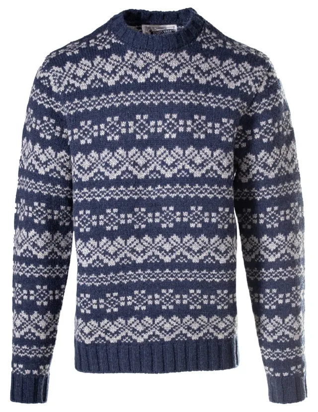 Schott NYC SW2121 ullgenser marineblå varm ullblanding