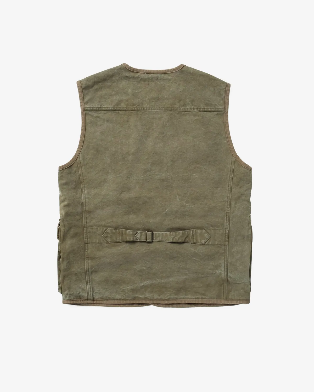 Schott NYC 8530V vest oliven canvas 5 lommer