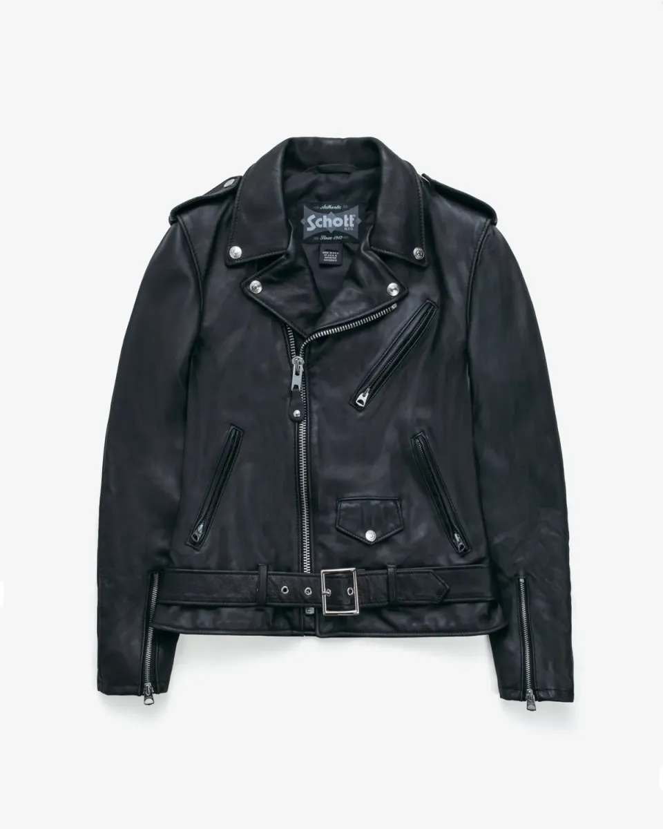 Schott NYC 626VNW mc-jakke black vintage skinn dame