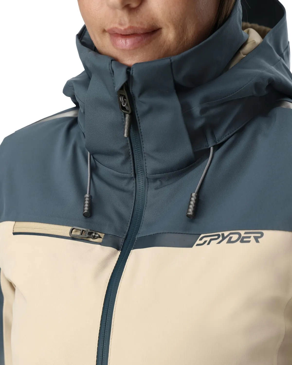 Spyder Titania skijakke dame Sand 30K vanntett