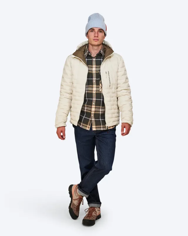 The Mountain Studio D-3 RL dunjakke Almond Milk lett