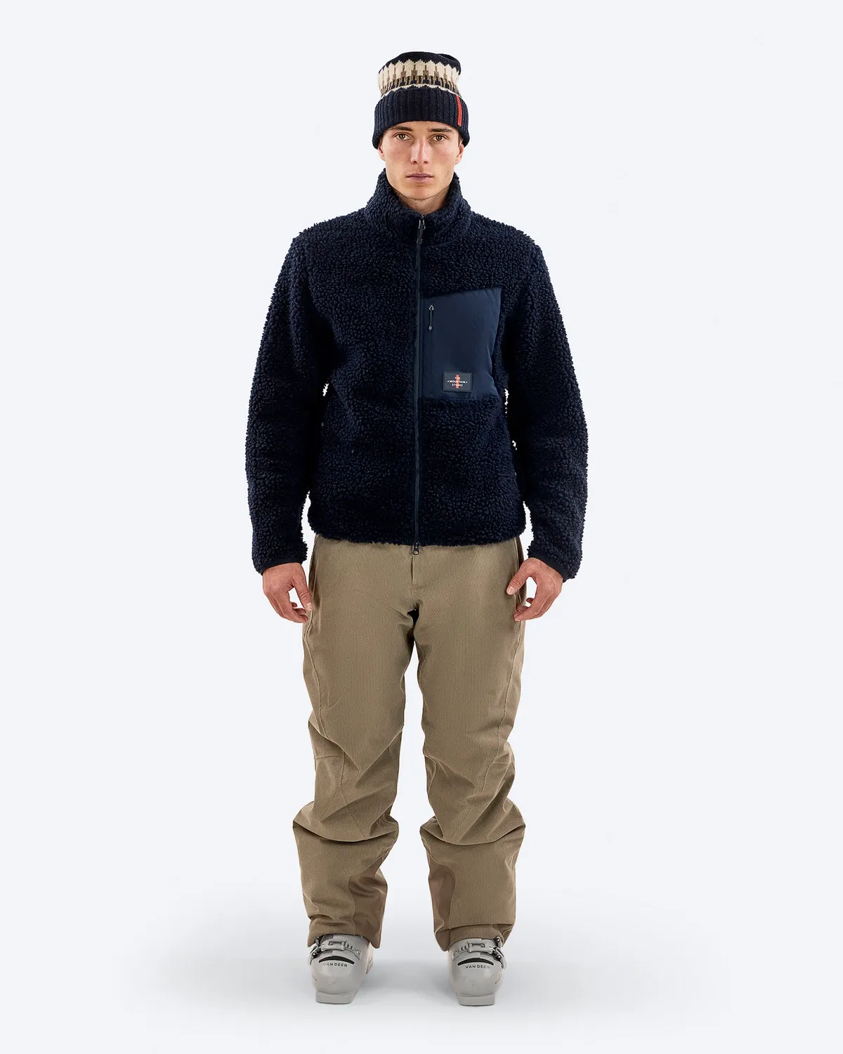 The Mountain Studio M-11 pilejakke Sky Captain ullblanding