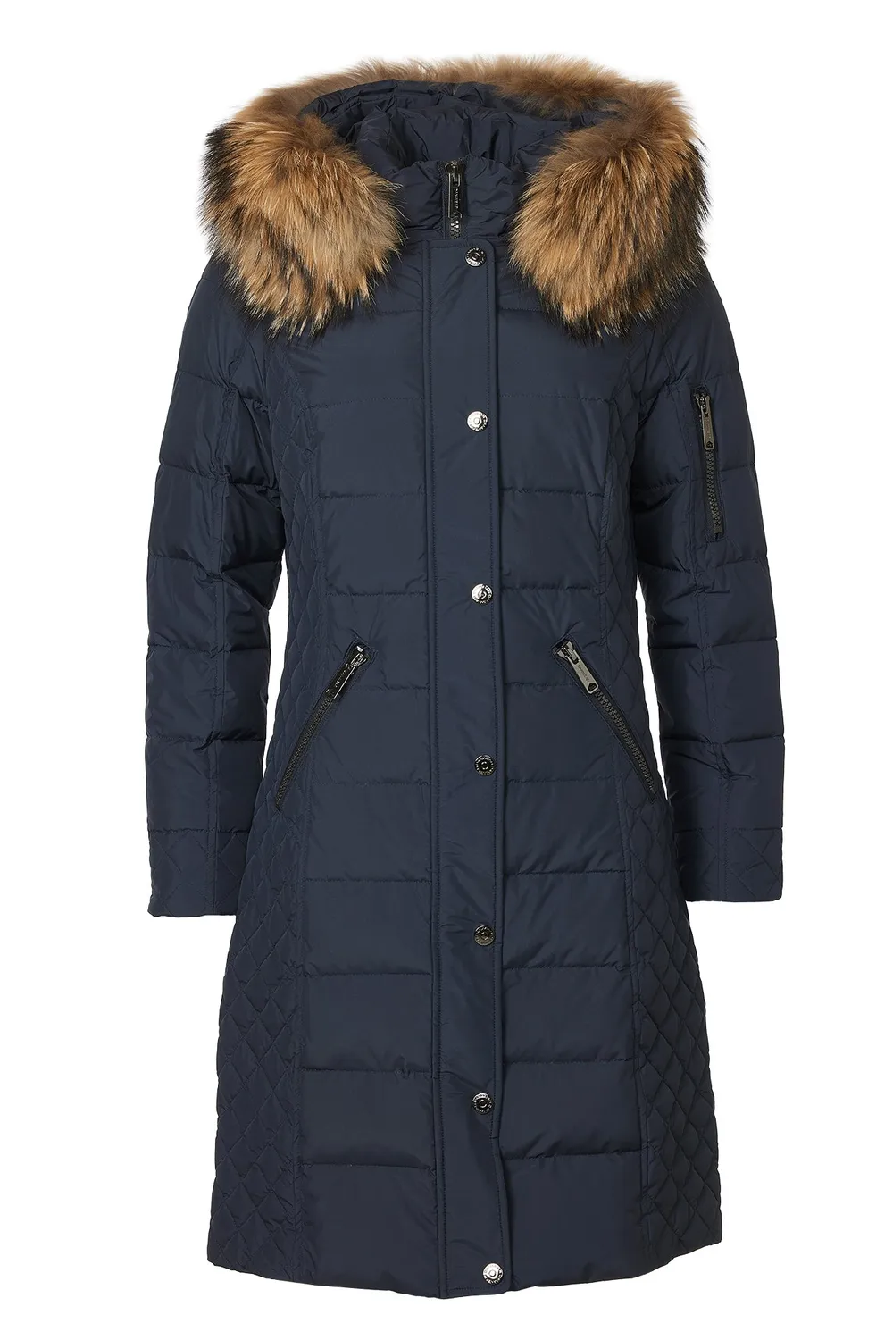 Danwear Windfield Alett R vinterjakke navy dun