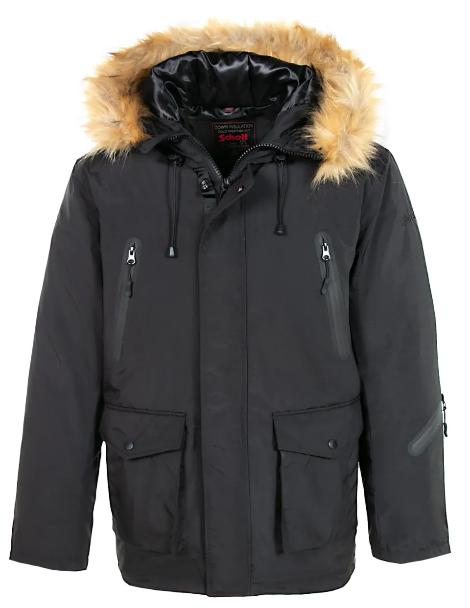Schott NYC 9926D jakke svart store størrelser XS-6XL