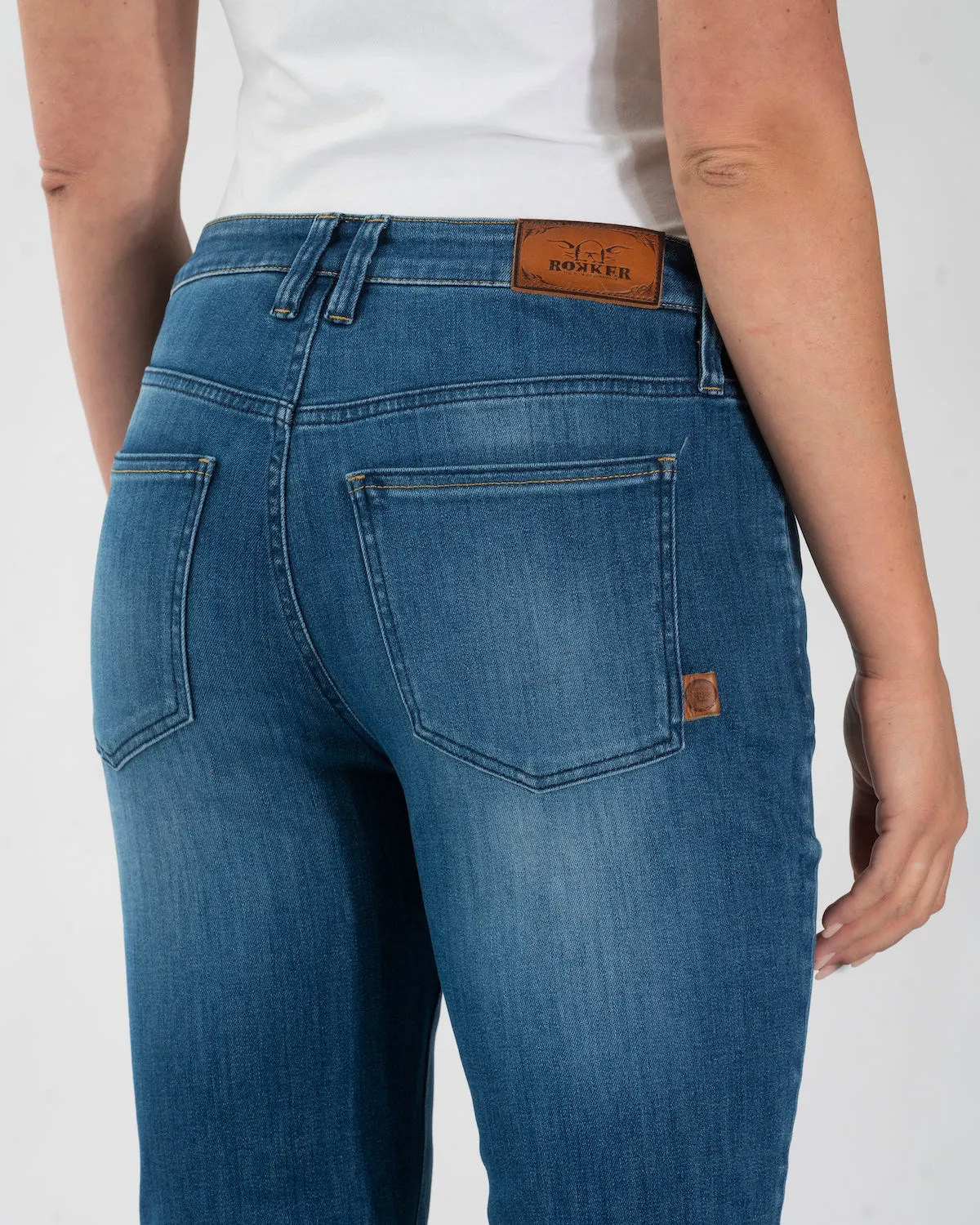Rokker Birdie motorsykkeljeans stretch AA