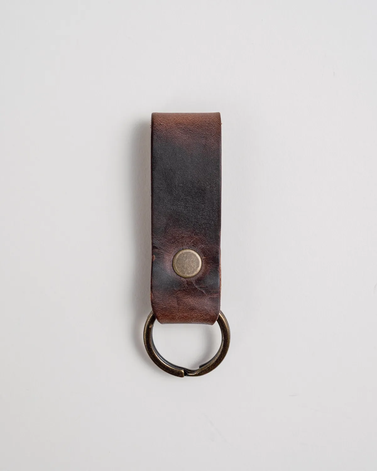 Schott NYC A501 nøkkelring skinn svart Horween