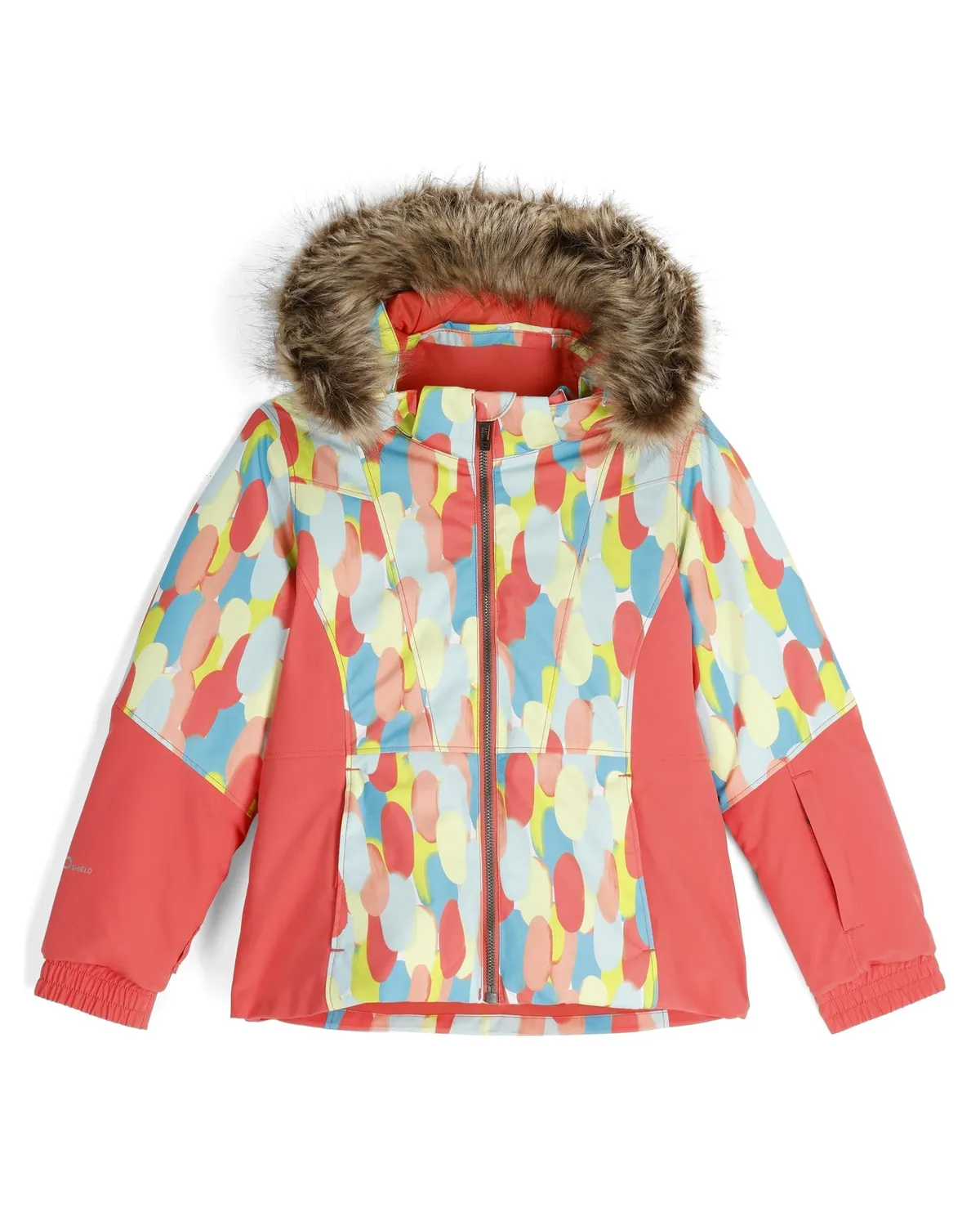 Spyder Lola jakke Coral Haze jente varm