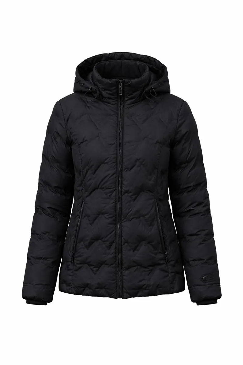 Danwear Windfield Hera vinterjakke Svart dunlook