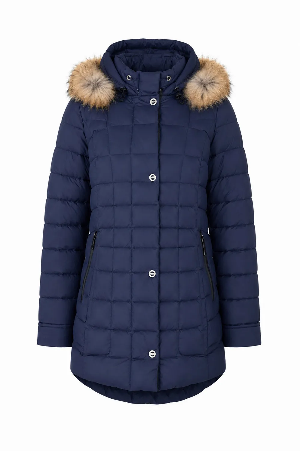 Danwear Karin P vinterjakke Navy rett