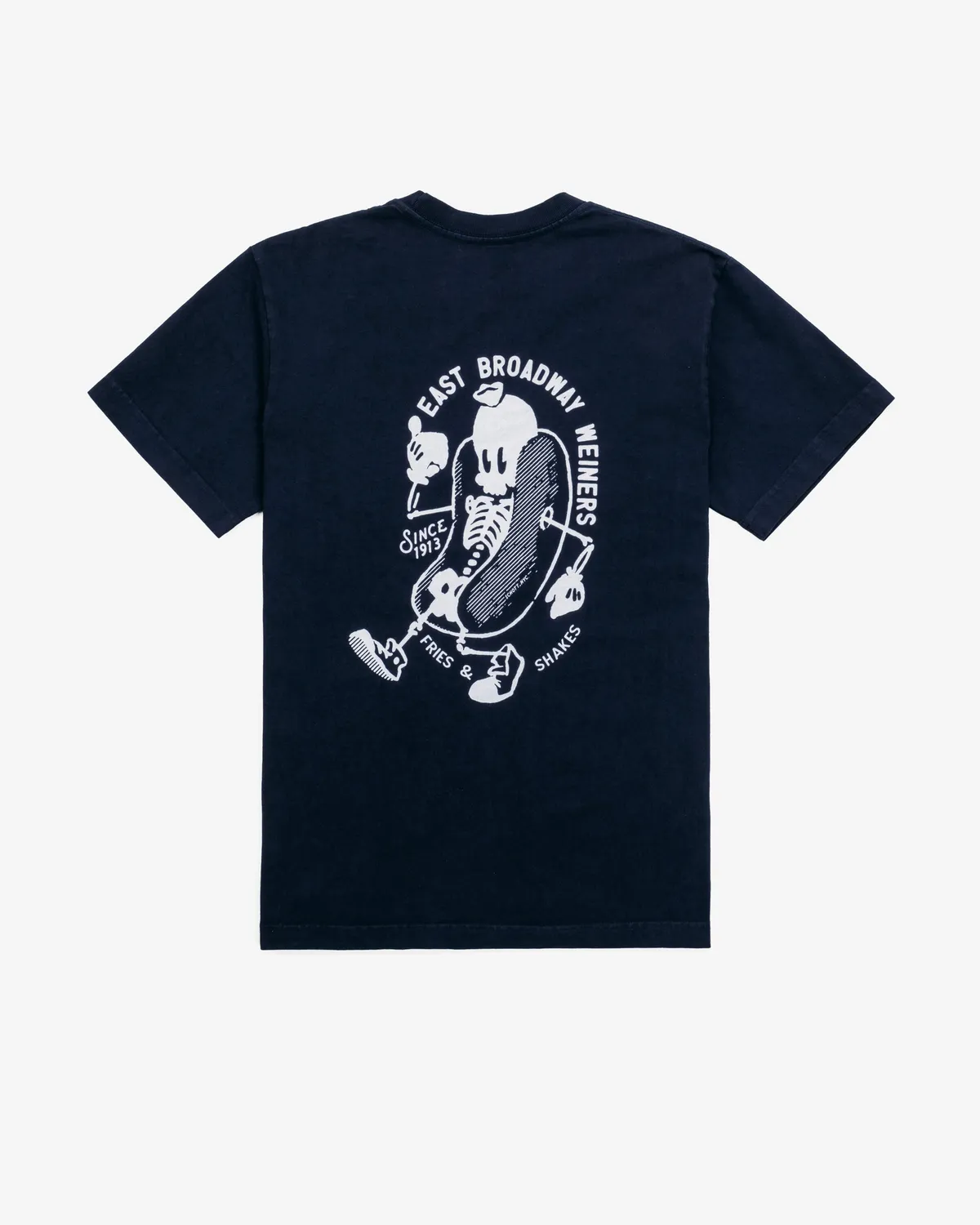 Schott NYC THTDG t-skjorte Navy grafikk