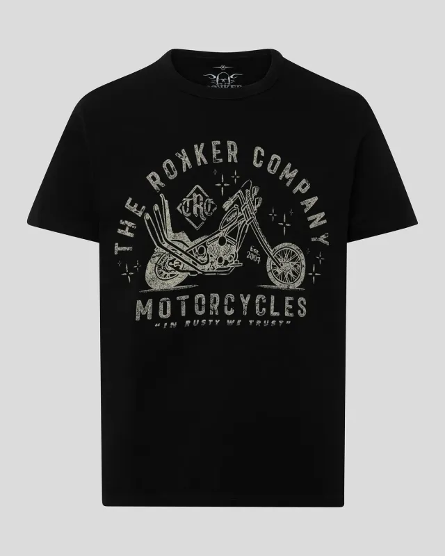 Rokker Trust A T-Shirt t-skjorte svart bomull