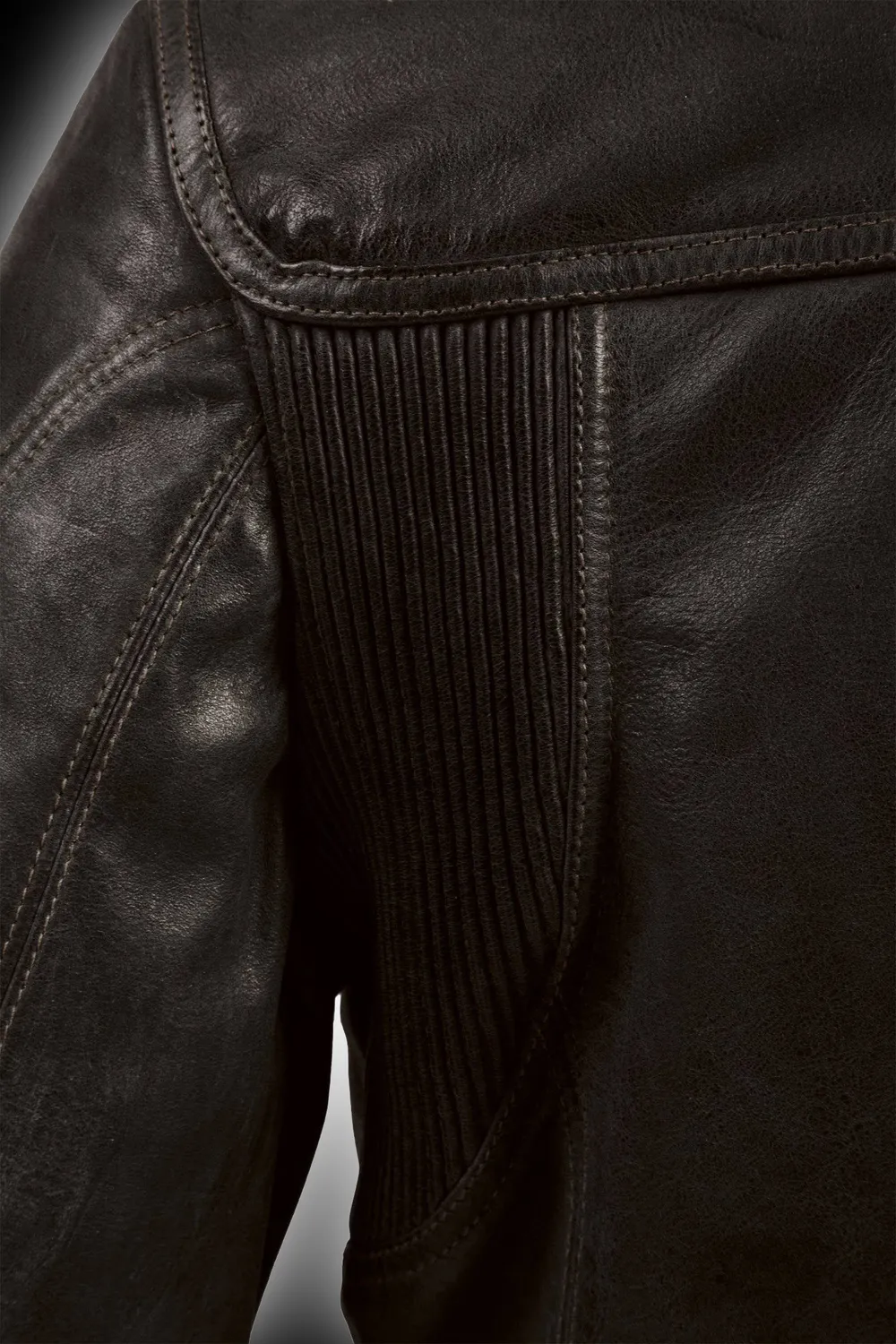 Matchless Kensington Jacket skinnjakke antique black