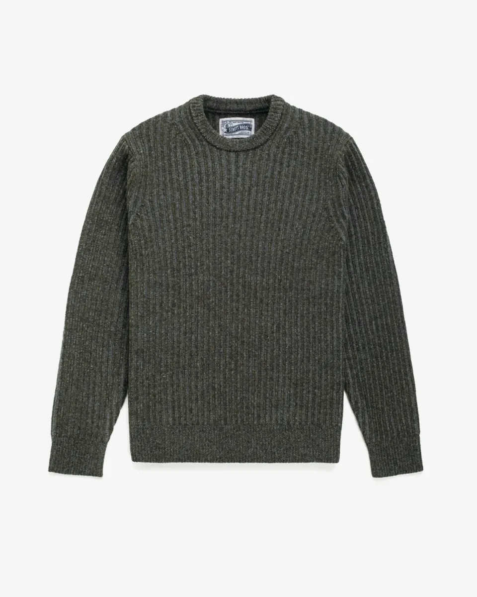 Schott NYC SW2617 genser charcoal ull