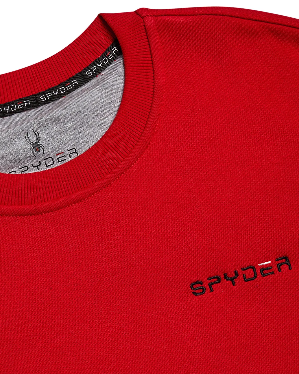 Spyder Fleece Crew genser spyder red børstet