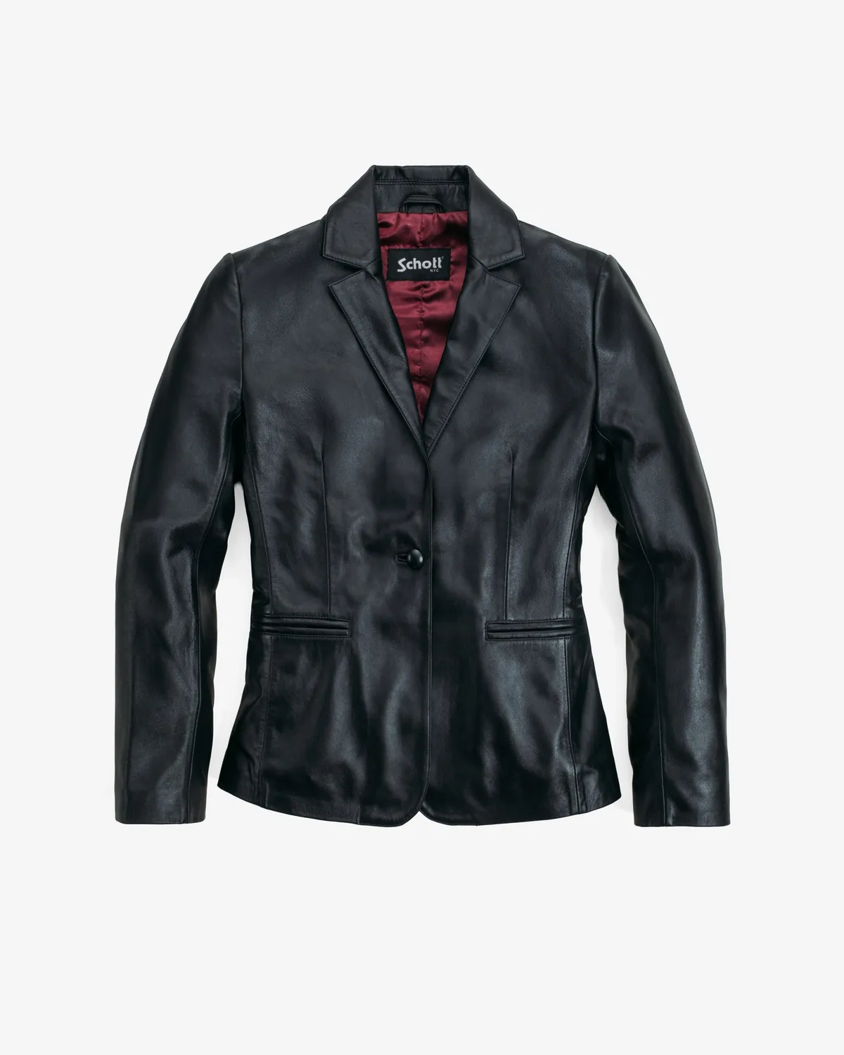 Schott NYC 2530W blazer brun 24" enkeltknapp