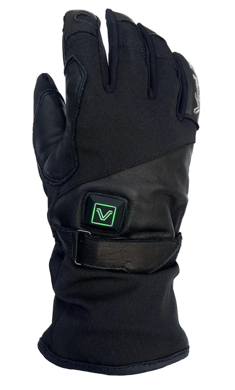 VoltHeat Tactical 8V skytehansker svart lær