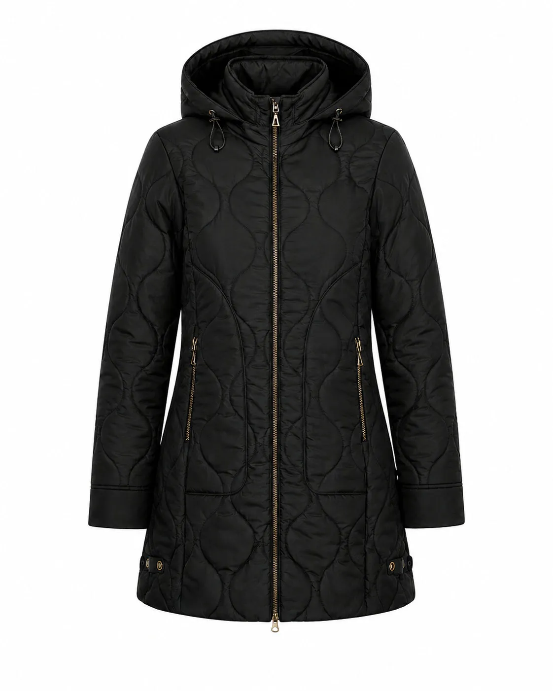 Danwear Kirsti vinterjakke black lang