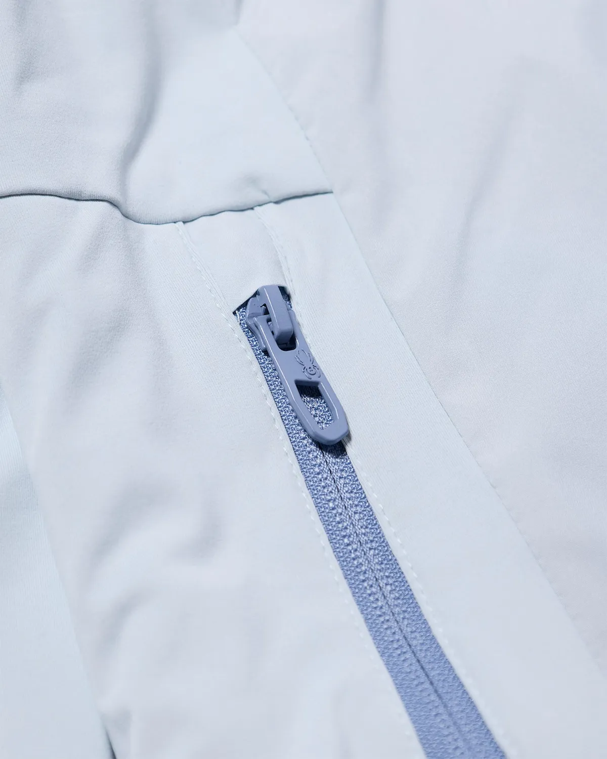 Spyderlite fleecejakke jente ash blue lett isolert