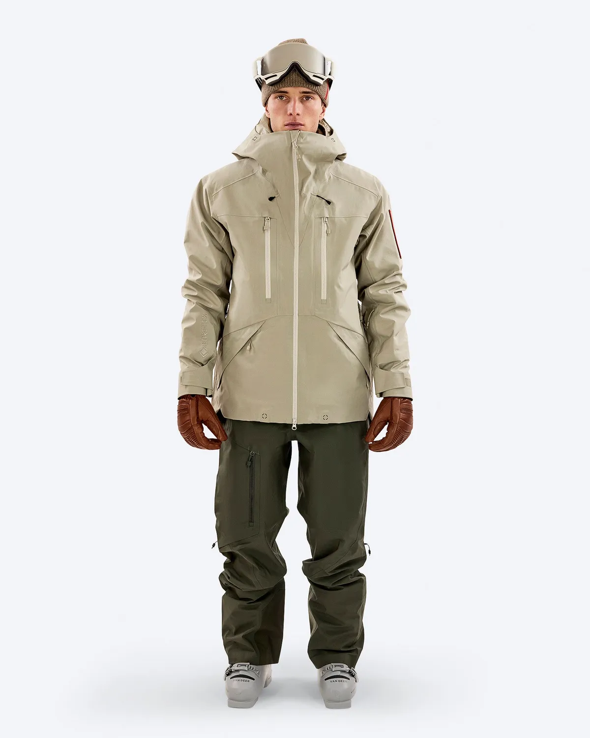 The Mountain Studio Y-1 EPE Gore-Tex skallbukse Forest Green vanntett