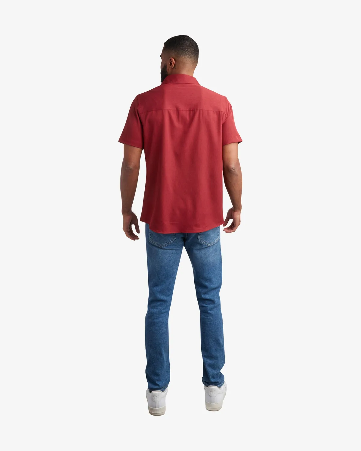 Spyder Mini Stripe Polo piké herre rød stripet