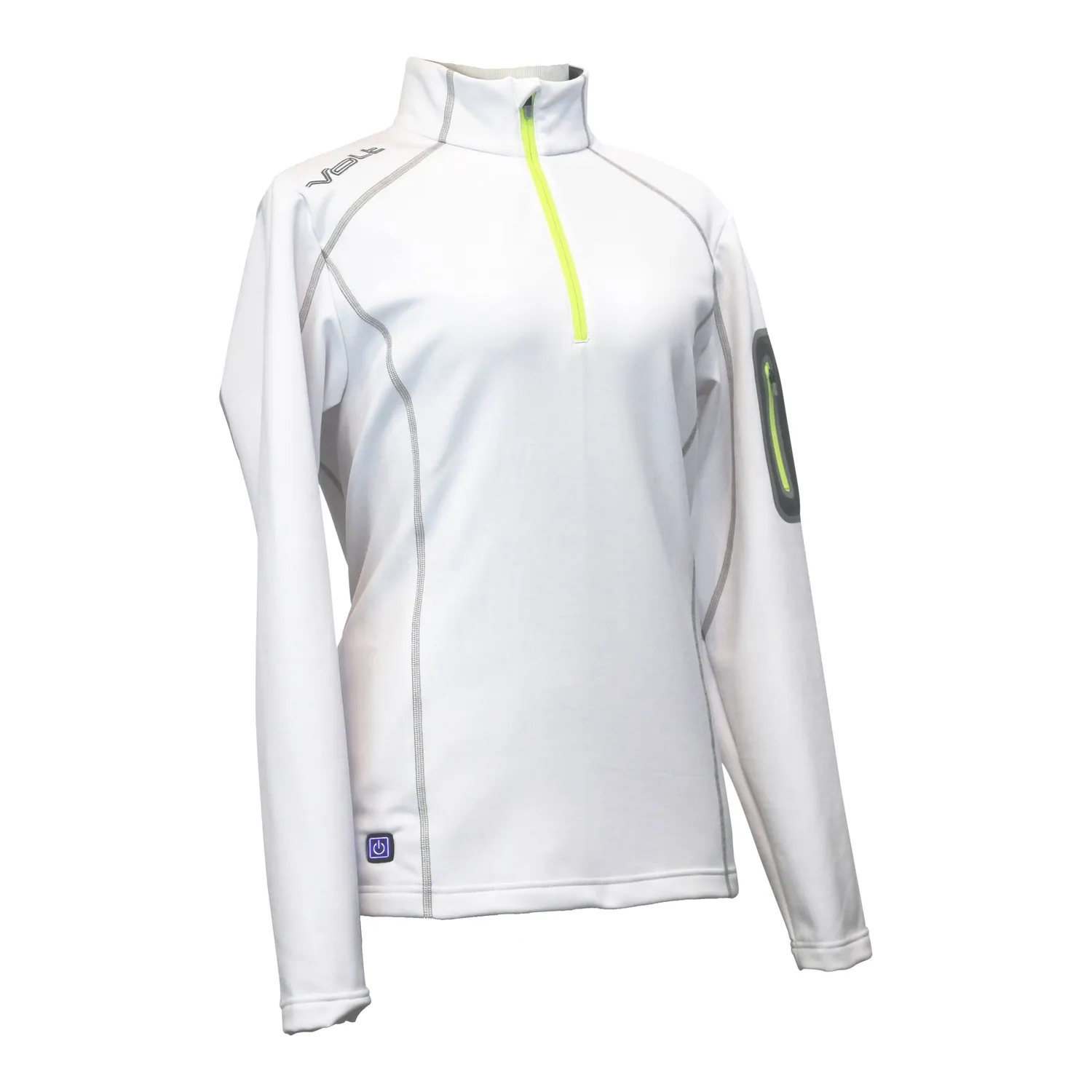 VoltHeat 5V varmegenser dame grå half-zip