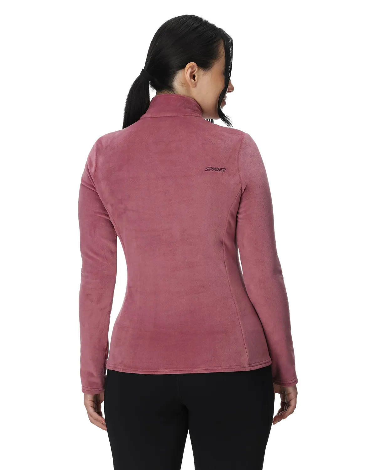 Spyder Shimmer Bug Half Zip T-Neck genser Acai tettsittende