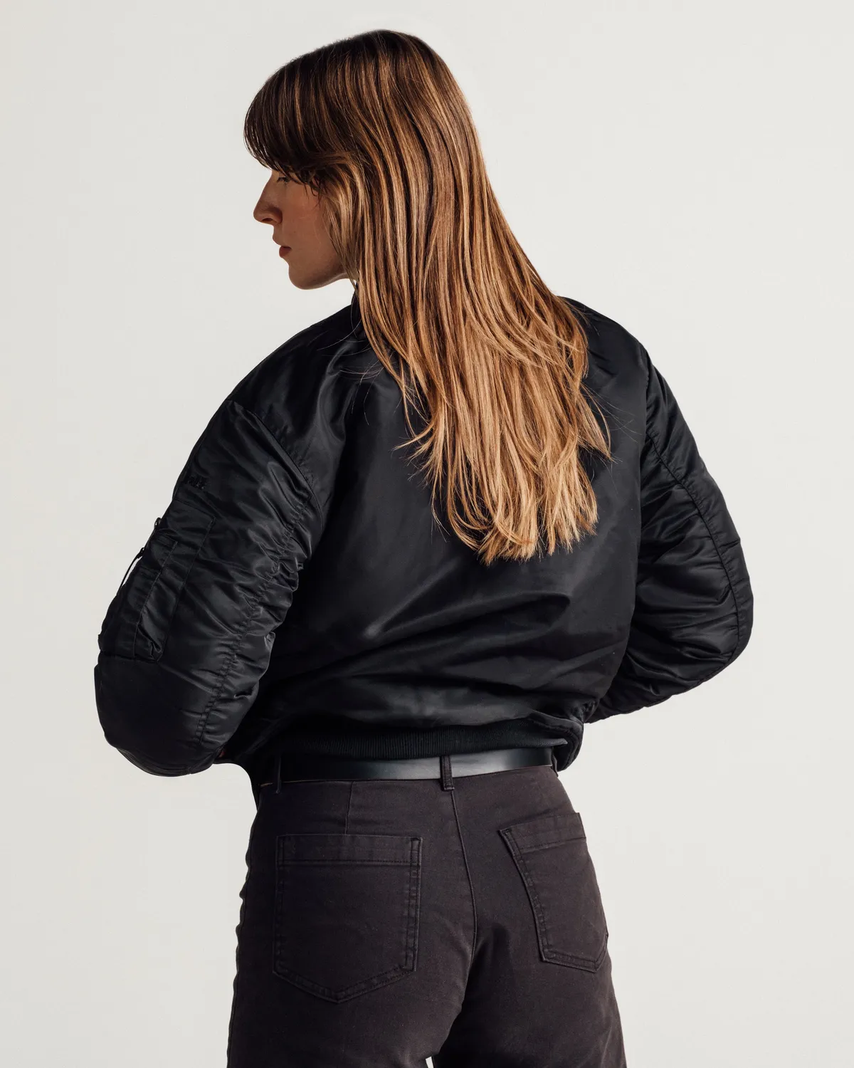 Schott NYC 9428W flyjakke MA-1 Black dame