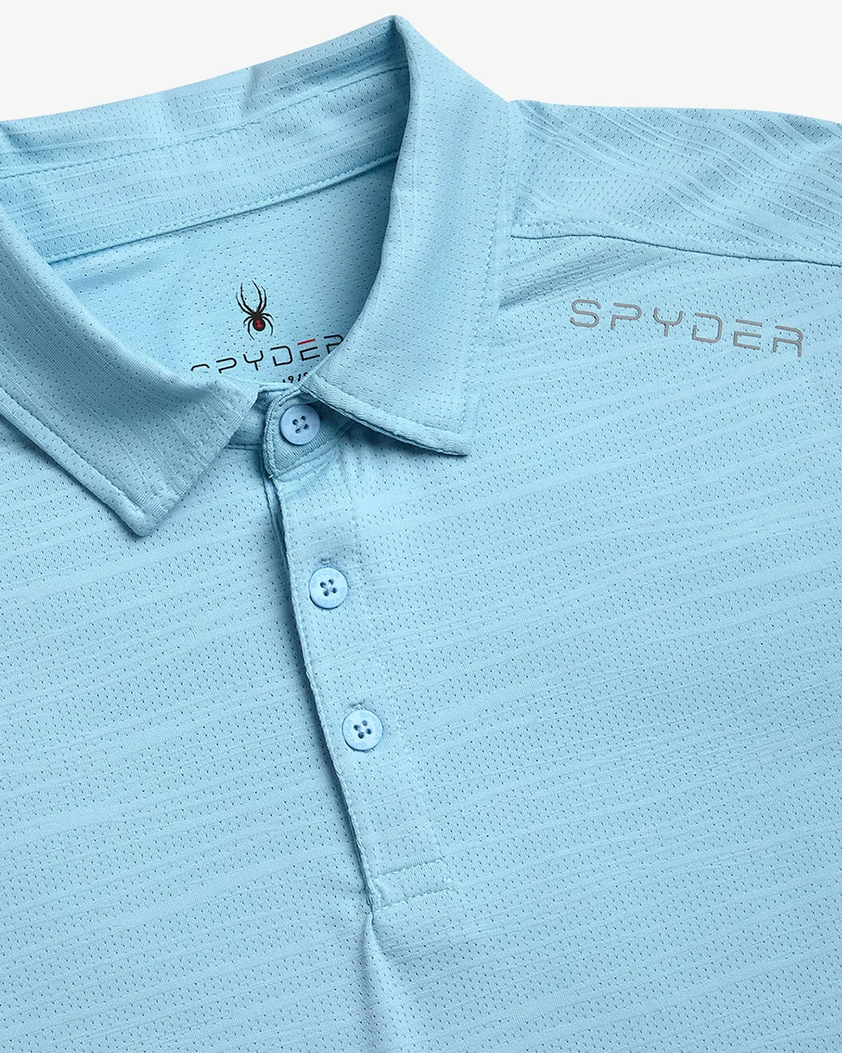 Spyder Jacquard polo blå herre