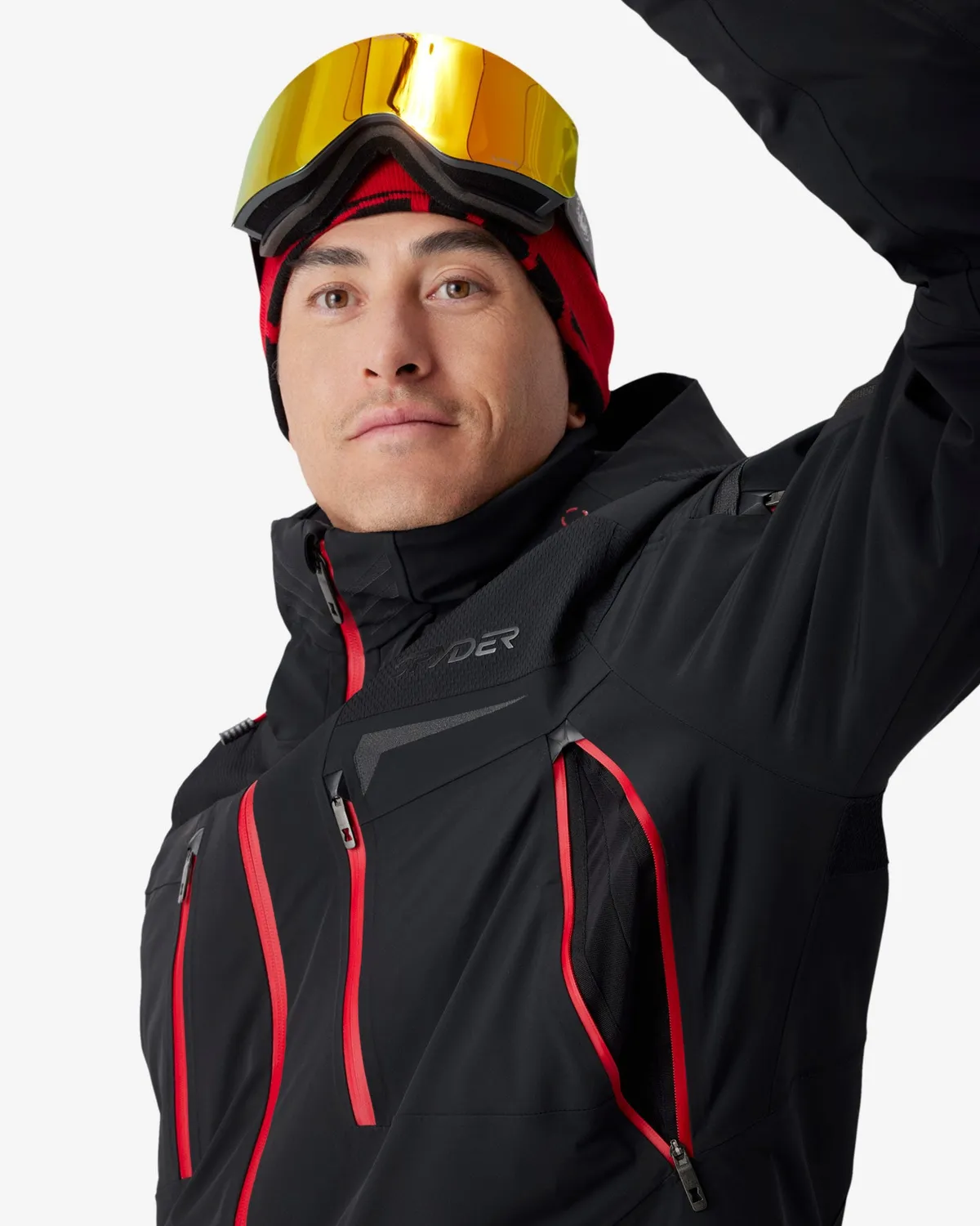 Spyder Pinnacle skijakke herre svart vanntett