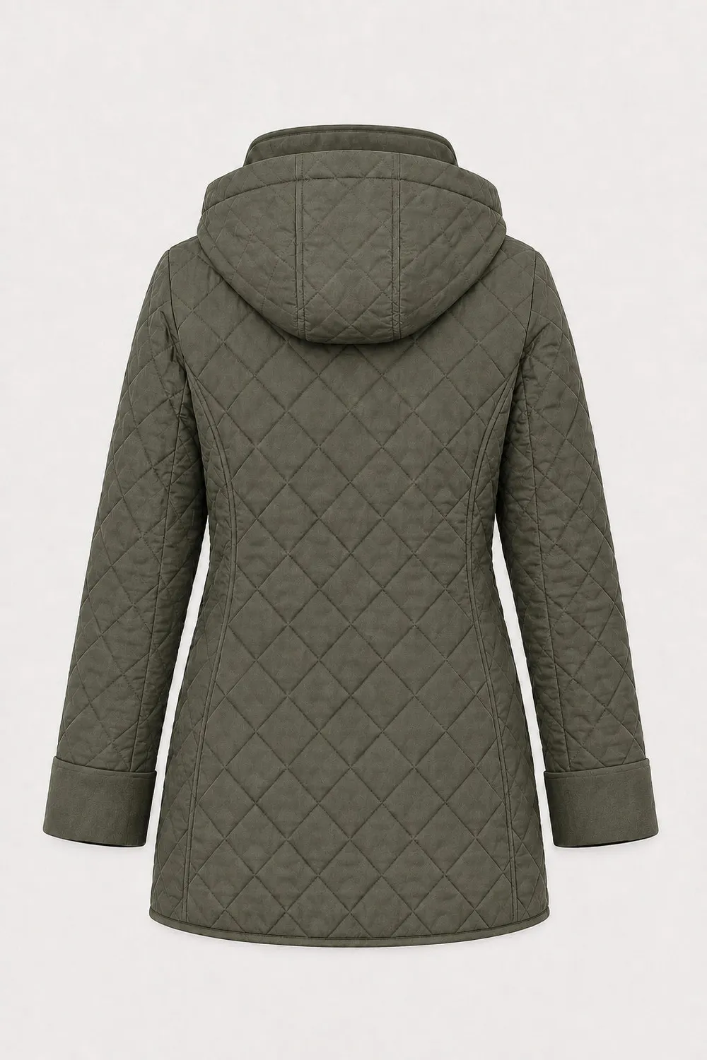 Danwear Ketty vinterjakke hunter green lang