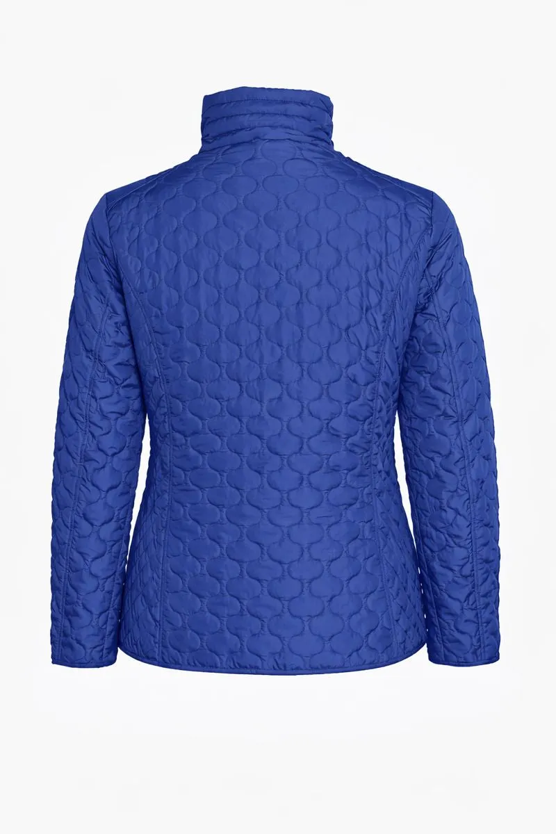 Danwear Ingelise quiltet jakke cobalt dame