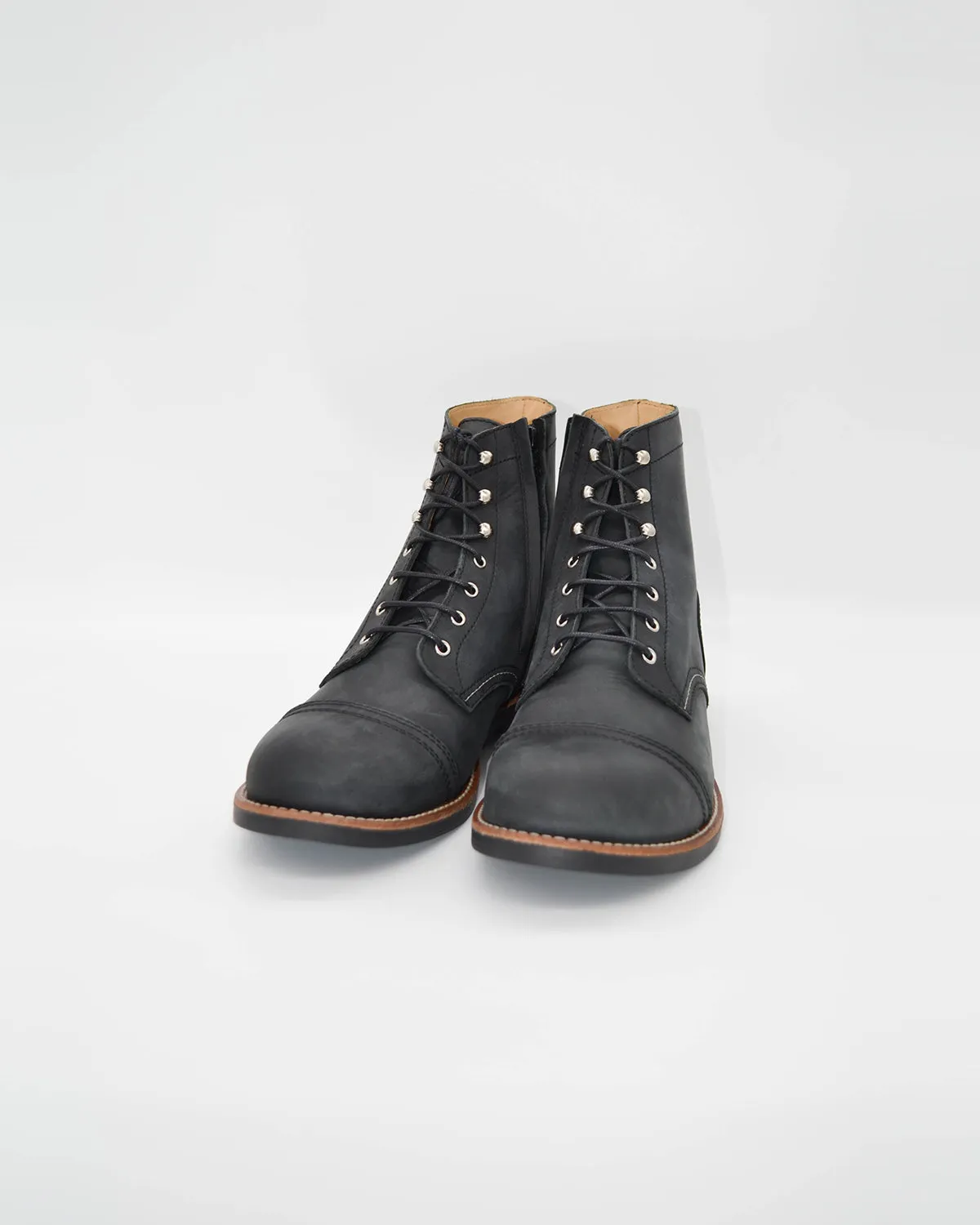 Rokker Moto Ranger Black mc-støvler skinn