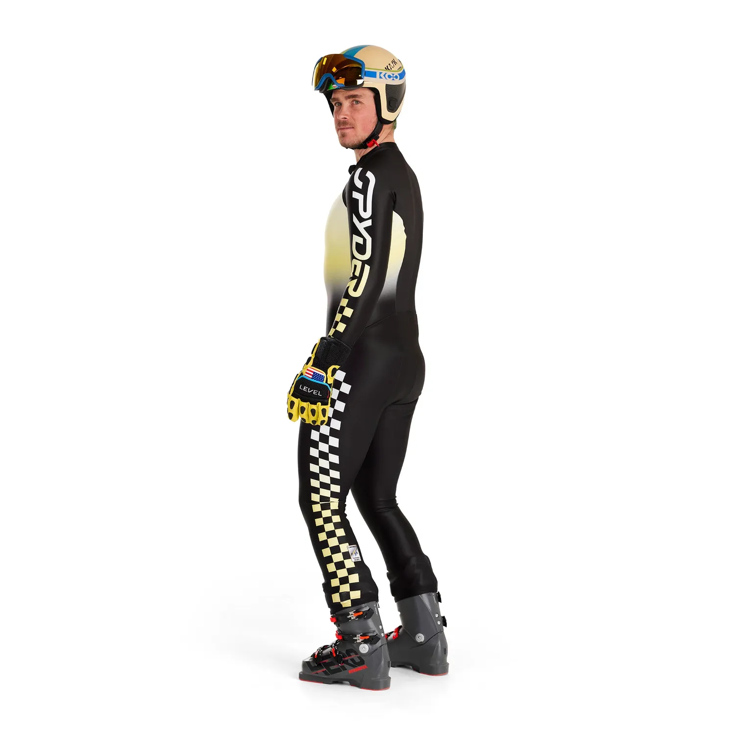Spyder World Cup DH rennedress lime ice – FIS