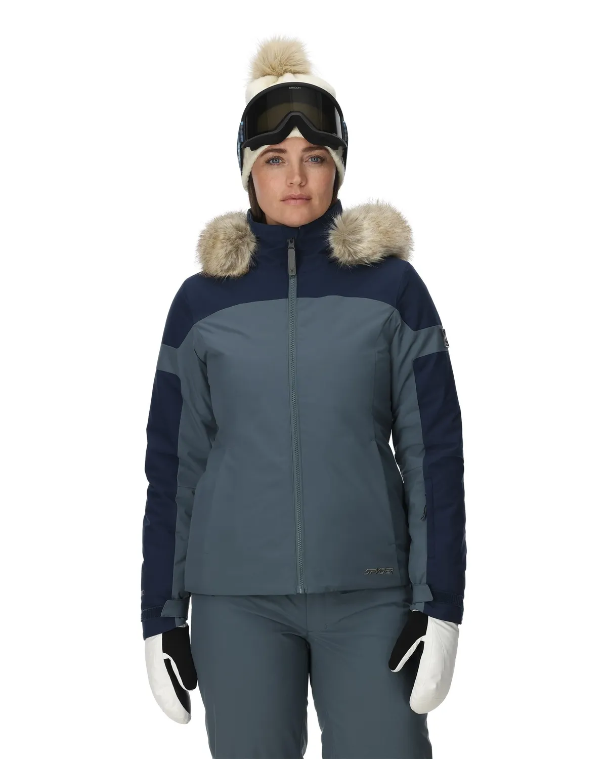 Spyder Vida skijakke dame Slate Blue 20K vanntett