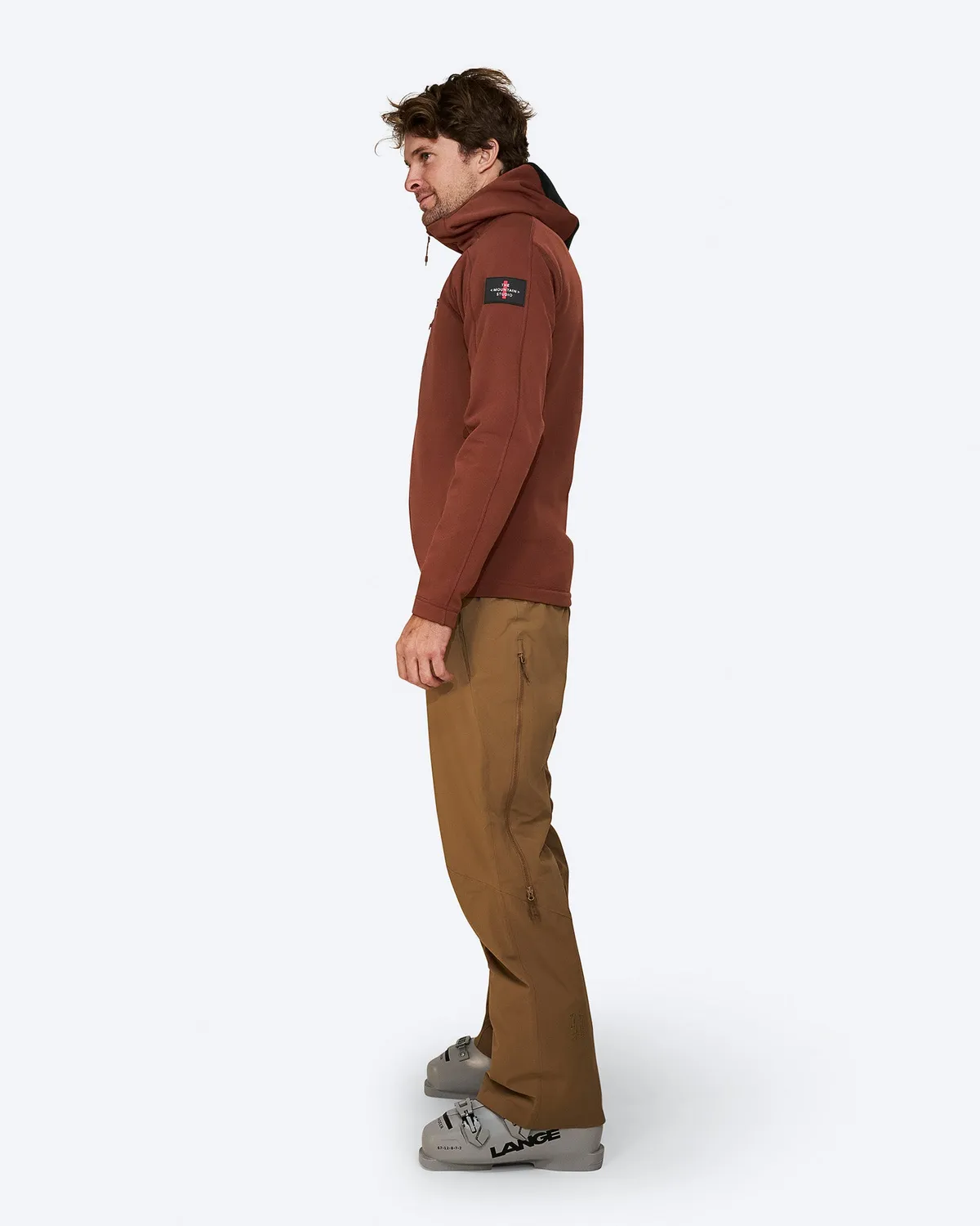 The Mountain Studio M-7 fleecejakke Smoked Paprika stretch